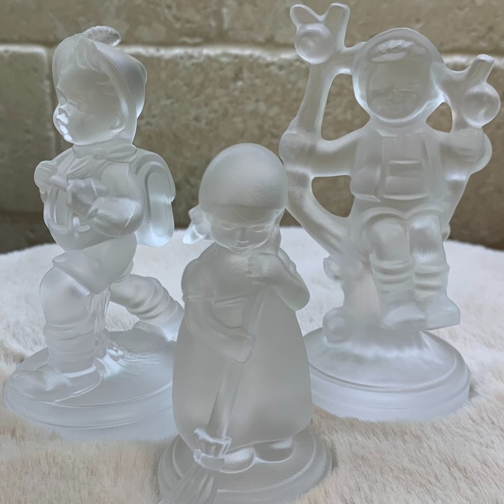 Hummel Goebel Crystal lot - set of 3